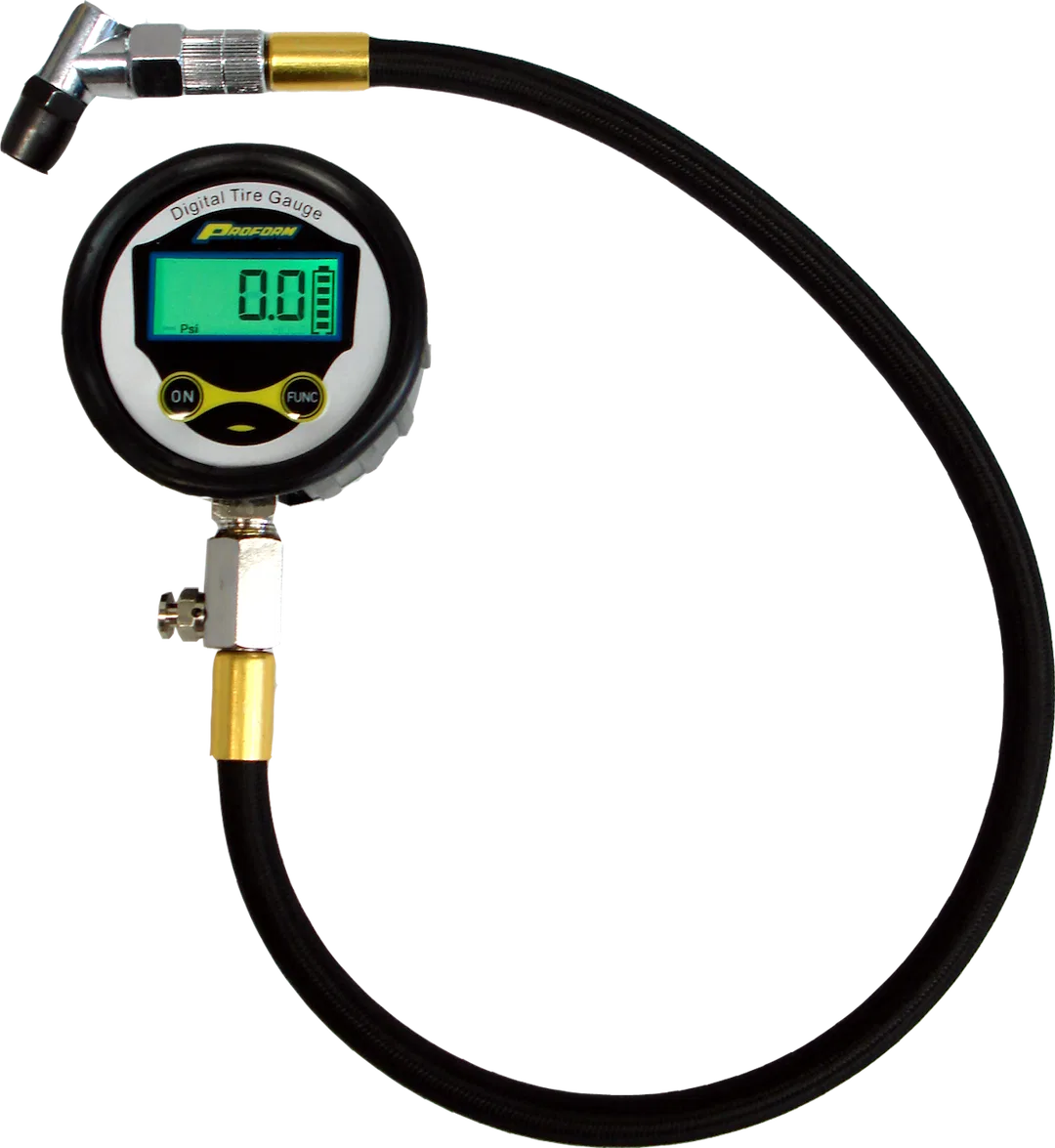 67395 – PROFORM Tire Pressure Gauge, 0-60 Pounds Per Square Inch (PSI) Digital Display